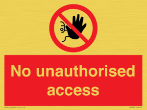 No unauthorised access